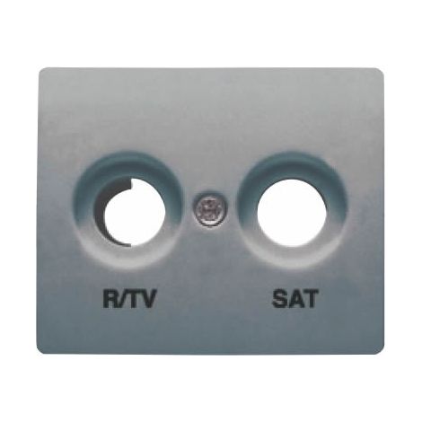 Abdeckung Buchse R / TV - SAT STEEL NEPTUNO BJC IRIS 18320-AN