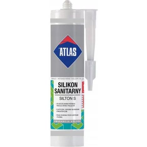 Mastic élastique atlas Silton S gris acier 280 ml (1/3)