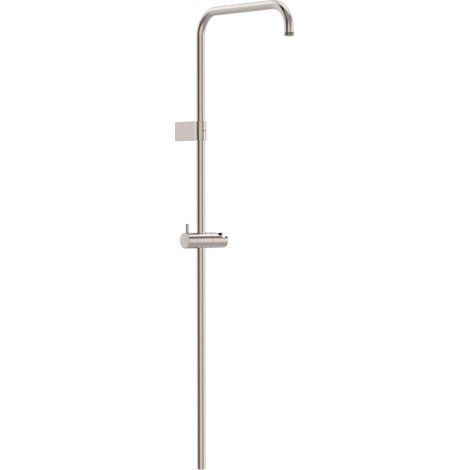 TRES 03463501AC OVER-WALL Barra de Ducha Larga Adaptable a Grifo Termostático Mural con Conexión Compatible Color Acero - ref: 03463501AC
