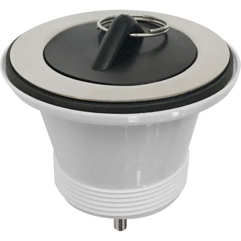 Nuie Kitchen Cleaner Sink Waste with Plug 2 inch BSP - Chrome (1/2)