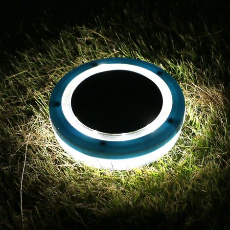 2pcs Floating Solar Pool Lights - Waterproof Induction LED Light (White Light) (1/5)