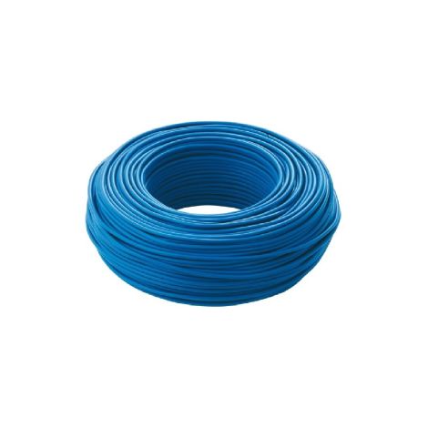 Cavo unipolare tipo 'fs17' colore blu - Misure: 1 x 4,0 mmq - mt. 100 (1/2)