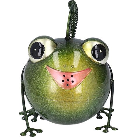 Arrosoir pour plantes, arrosoir décoratif en métal en forme de grenouille, idéal pour les enfants et la décoration du jardin d'intérieur. (1/5)