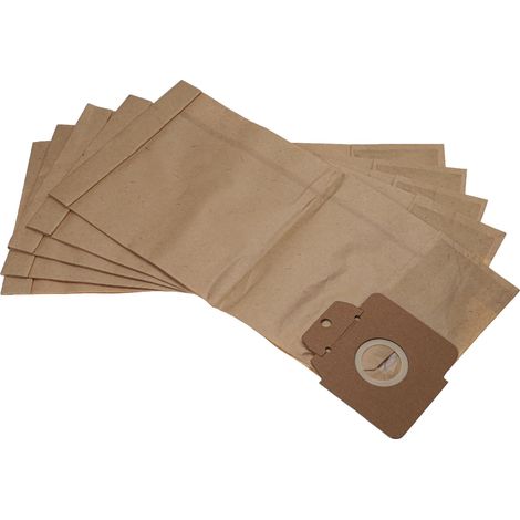 vhbw 5x sacchetto sostituisce Kärcher 6.904-305.0, 6.904-294.0, 4002667779448 per aspirapolvere - carta, 35cm x 16cm Marrone