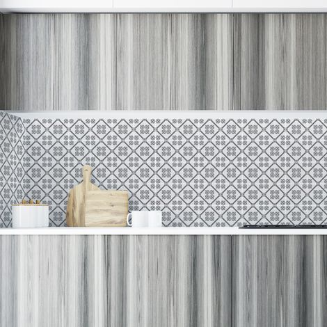 Sticker Mural Carrelage adhésif Cuisine Salle de Bain - 30 STICKERS CARREAUX DE CIMENT AZULEJOS LONA - 30stickers10x10cm (1/5)