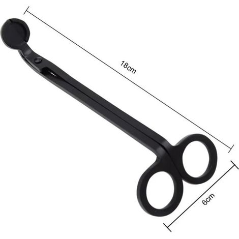 Wachsschneider, Wachslampenschneider, Öl, Zinn, Schwarz, Edelstahl, 18 cm x 6 cm, Härtemodell, Premium-Set (1/5)