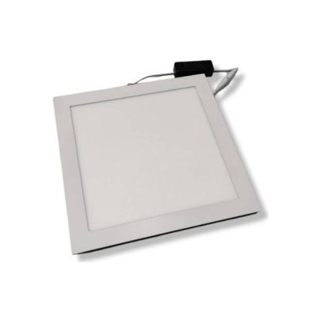 Pannello LED Incasso Slim Quadrato 18w Luce Naturale 4000k con Driver Alimentatore 220v