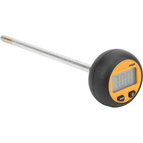 Testeur de pH sol numérique 2.0-8.5 avec mesure température humidité précision élevée pour agriculture verger serre (1/5)