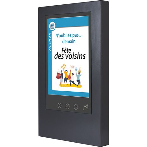 Tableau d'affichage interactif tactile 15 pouces HETAIS AIPHONE 150047