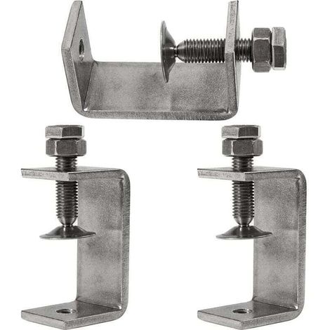 3 Pièces 65mm Serre-joints en C Robustes en Acier Inoxydable 304, Pince Fixation Travail Bois, large Ouverture de Mâchoire Tigre Pince, pour Travail Bois Bricolage, Soudage (1/5)