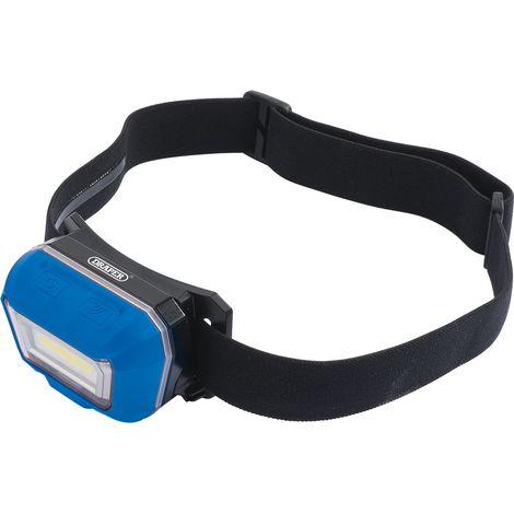 Draper Rechargeable 3W COB LED Head Lamp with 300 Lumens - Model 54374 (1/5)