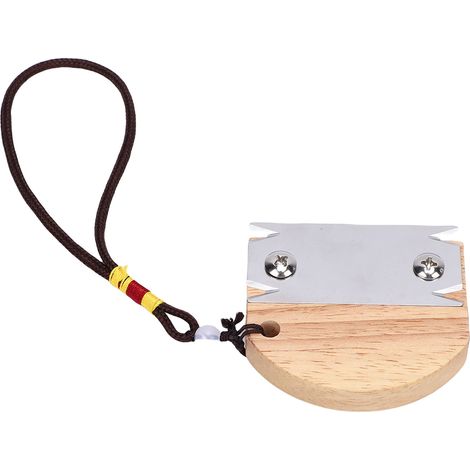 Outil de coupe-bordures pour placage avec manche en bois et 2 lames de rechange (1/5)
