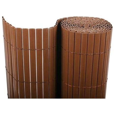 Faura Cañizo PVC Doble cara 1x3 m / Marrón (1/2)