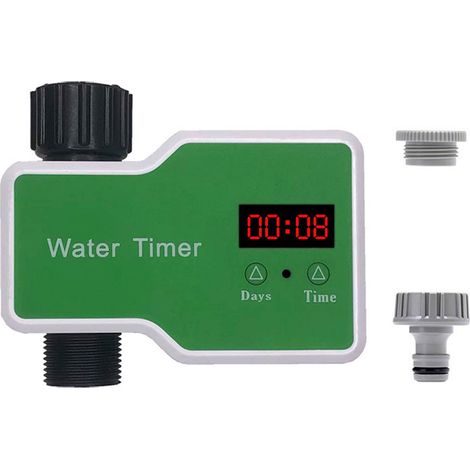Gartenbewässerungssteuerung mit LCD-Bildschirm, automatischem Wasserspartimer, digitaler Pflanzenzeitschaltuhr (1/5)