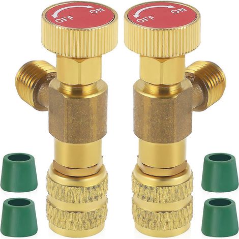 soupapes de sécurité de charge de réfrigérant de rechange pour climatiseur R410 5/16'-6.20X3.20X1.40CM