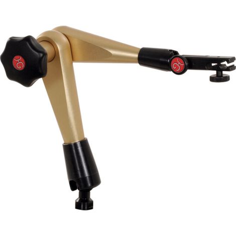 HG Support articulé hydraulique (sans base) avec réglage fin mécanique sur le support de comparateur, Porte-à-faux: 260 mm