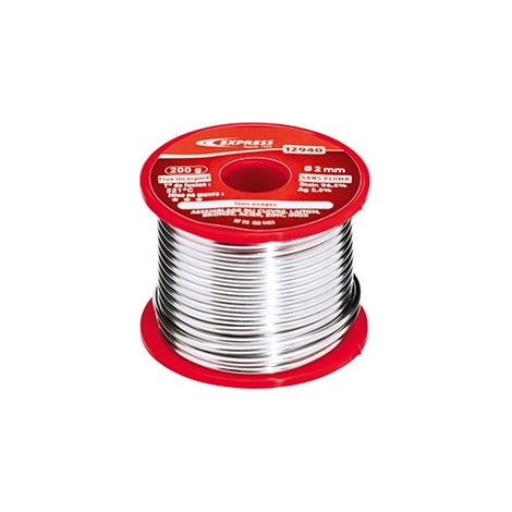 Soudure fil étain sans plomb bobine 200 g Ø fil 2 mm tous usages - GUILBERT EXPRESS