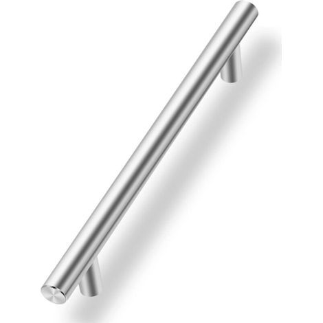 Lot de 10 Poignee de Meuble Cuisine,Poignet de Porte Cuisine en Acier Inoxydable Poignée Tiroir Entraxe 160mm Poignee Porte Cuisine Poignée Porte Cuisine,Surface Brossée (1/5)