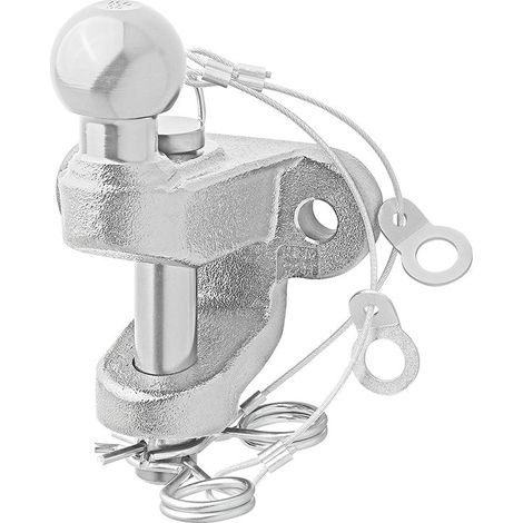 Gancio traino argento combinato doppia versione d172s200 (1/5)