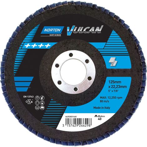 Norton Clipper Vulcan disco 115 mm granulación 40