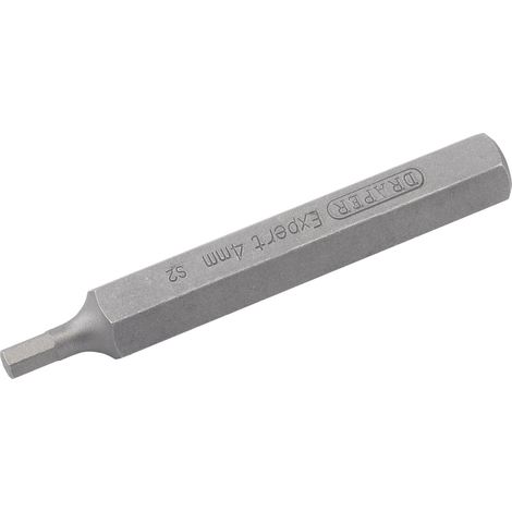 Draper Expert 4mm x 75mm Hexagonal and 10mm Hex Insert Bits – Spare Set for Mechanic's Bit Sets (1/5)