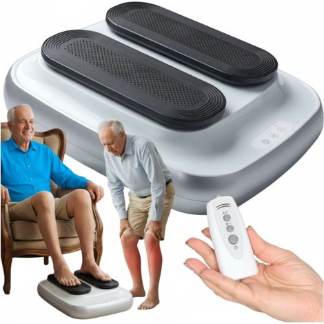 Entrenador electr贸nico de piernas, rotor de rehabilitaci贸n para personas mayores, dispositivo de fisioterapia sentado con control remoto fit4med.