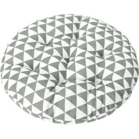 [JAMAIS UTILISÉ] Coussin de chaise de bistrot rond de 15 pouces, coussin de siège décoratif d'intérieur et d'extérieur, coussin de chaise doux et épais pour terrasse de jardin de bureau à domicil (1/4)