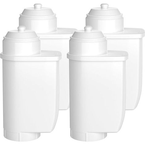 Set of 4 water filters for Siemens EQ Series, EQ5 EQ6 EQ7 EQ9 S500 S700 S900 EQ500 Replacement water filter for Siemens 3200, Bosch TCZ7003, TCZ7033, TZ70003, Bosch 12008246 467888 73, for British (1/4)