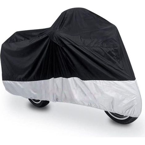 Funda para bicicleta y motocicleta, 190T, protección solar, impermeable y antipolvo, dimensiones: 200 x 90 x 100 cm (1/5)