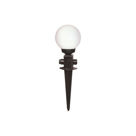 Lámpara exterior de suelo, abs , negro, 20x20x50, casquillo E 27 Max 60 W