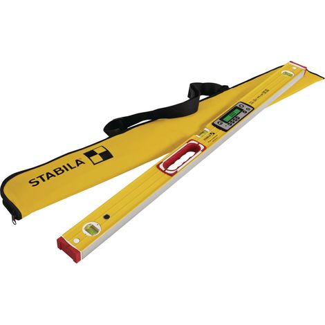 Livella elettronica TECH 196 DL 100cm in alluminio giallo ± 0,5 mm/m ± 0,5 mm/m
