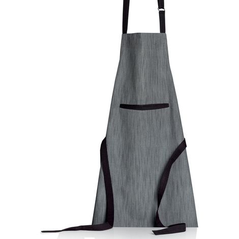 Tablier de cuisine réglable Ombre en coton biologique tissé avec poche 72 x 85 cm - PANGIVO (1/3)