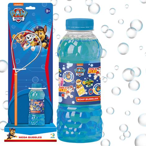 Paw Patrol Mega-Seifenblasenmaschine Set, große Seifenblasenflüssigkeit, 450 ml (1/3)