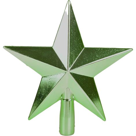 Baumspitze Stern Christbaumspitze Tannenbaumspitze Baumschmuck Weihnachtsdeko - grün