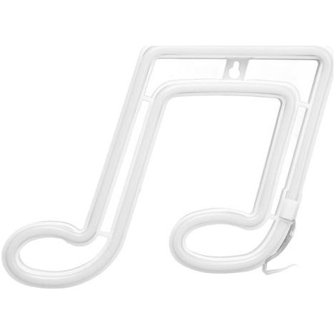 Note musicali al neon, applique da parete per concerti, applique da parete rosa al neon per feste (1/5)