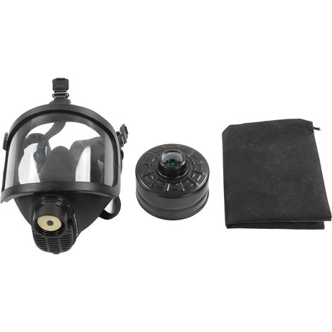 Masque Respiratoire Réutilisable avec Filtres, Silicone Souple, Protection Ajustable pour Visage, Anti-Fumée, Bouclier de Sécurité pour Travail Extérieur, Réservoir (1/5)