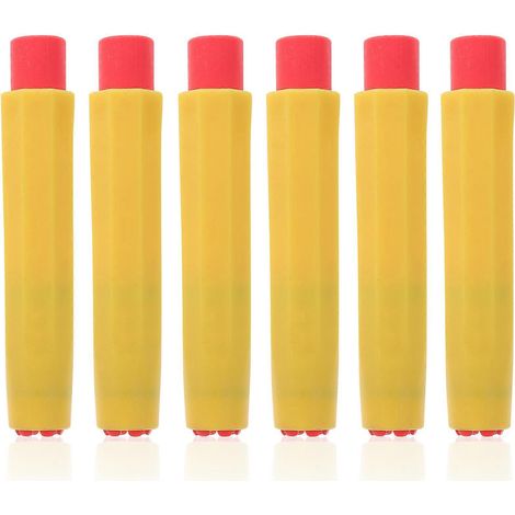 Lot de 6 porte-craies sans poussière, étui de rangement pour craies, couvercles de craies colorés en plastique-9.3X1.8CM-Random Color (1/3)