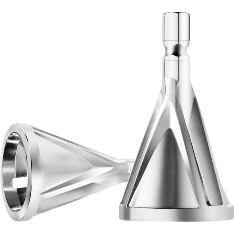 Outil d'ébavurage externe, lot de 2 tige hexagonale argentée tige hexagonale en acier à grande vitesse pour enlever les outils de bavure pour foret compatible avec les boulons. (1/5)