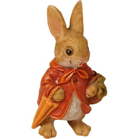 Figuras de conejos en miniatura, mini conejos, - Liebre impermeable (1/2)