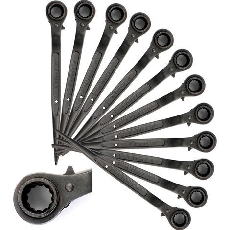 10 x Ratsche Gerüstbauratsche Gerüstbauknarre Gerüstratsche Gerüst Ratschenschlüssel 19-22mm (1/5)
