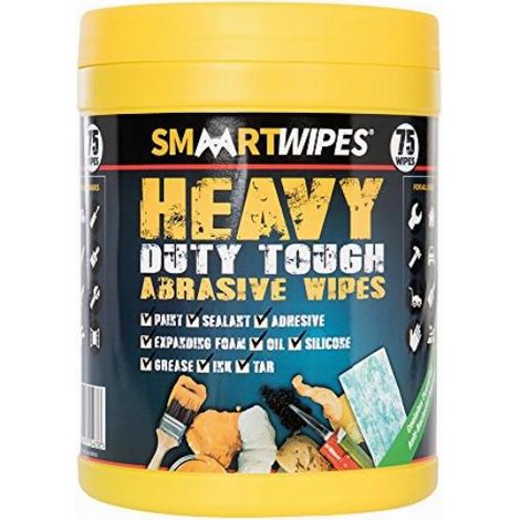 Salviette sgrassanti abrasive detergenti per officina laboratorio 75 pezzi Smaart Wipes (1/5)
