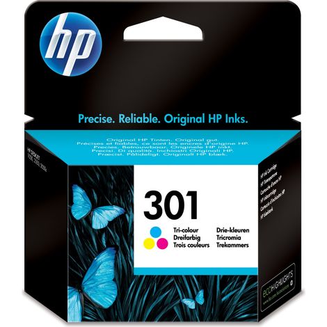 HP Cartucho de tinta original 301 Tri-color