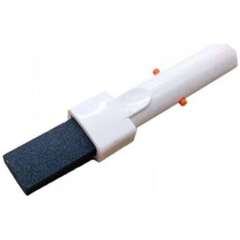 Pierre ponce pour piscine - Anti rouille & calcaire - Poignée clip - Compatible poteau télescopique 38mm - Nettoyant efficace pour surfaces tachées (1/4)