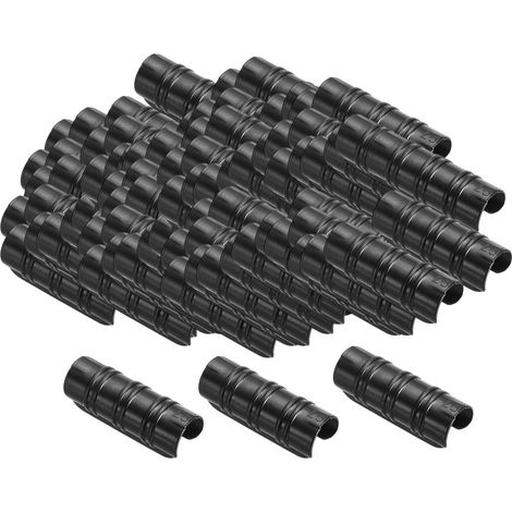100 Pinces Film Serre Réutilisables Clips Film Serre Fixation Tubes Ronds Accessoires Serres Abris Bâches Extérieures Diamètre 19 mm (1/5)