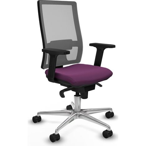 Sedia da ufficio piqueras y crespo Horna viola alluminio