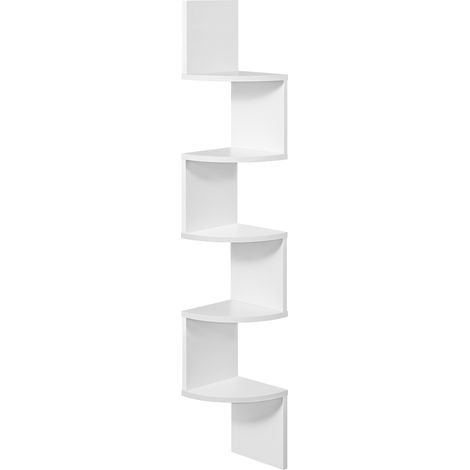 Étagère de Rangement à 5 Niveaux, Étagère à Plantes, pour Salon, Chambre, Salle de Bain, Bureau à Domicile, Blanc Nuage (1/5)