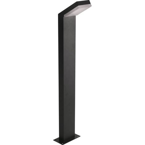 Lampione giardino moderno nero LED 12W 3000K Mira Italux (1/2)