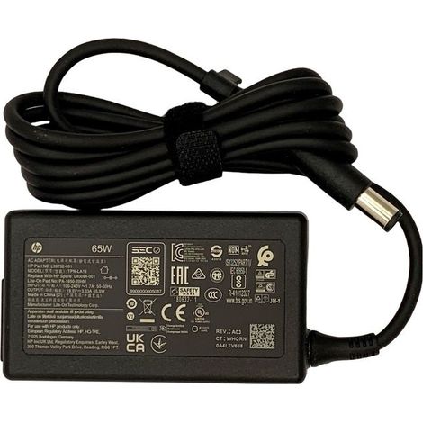 HP 65-W-Smart-Laptop-Netzteil, 7,4-mm-Stecker