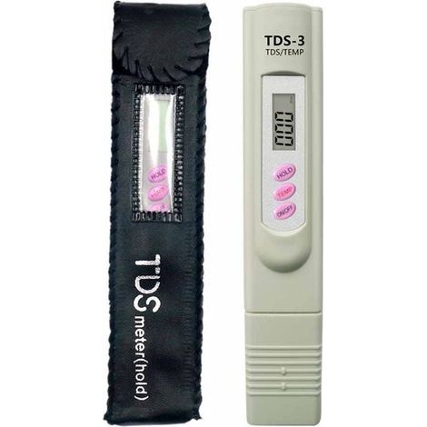 Étui en cuir tds stylo de test de qualité de l'eau testeur de qualité de l'eau stylo de test de qualité de l'eau tds-3 stylo tds (1/3)