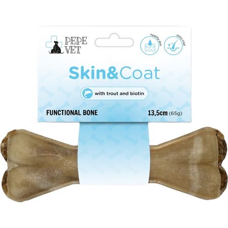 Boîte pour animaux  Pepe Vet  Os fonctionnels pour chiens - Peau et pelage 13,5 cm (1/2)